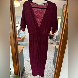 Nordstrom NWOT Flattering Fuschia Dress